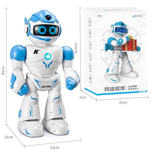 
Mother-Eng Children's Remote Control Robot Toy Intelligent Dialogue Programming Electric Speaking and Walking Robot Early Education Boy Remote Control + Voice Dialogue + Follow Red 2 Batteries Receive 4 Boxes of Assembled Building Blocks + Freight Insurance + Lifetime Maintenance