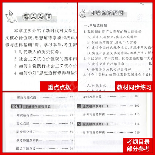 全新正版15042思想道德与法治自考书备战2025年03706思想道德修养与法律基础天一自考通考纲解题读配套2018 自考思修03706/1504210套1本