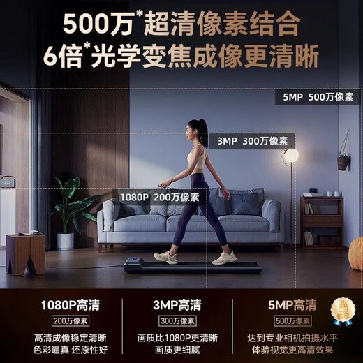 Mijiajun Öko-Kettenmarke Mi New 4G Circular Surveillance Cam Cat Cat Eye Unplugged Panoramablicke hochauflösende Nachtsicht Super Long Fortsetzung Runduelle WiFi-Flaggschiff-Version ohne Plug-In ohne die Installation von 5MP Pixel 1098 Tage der Loop-Videoaufzeichnung