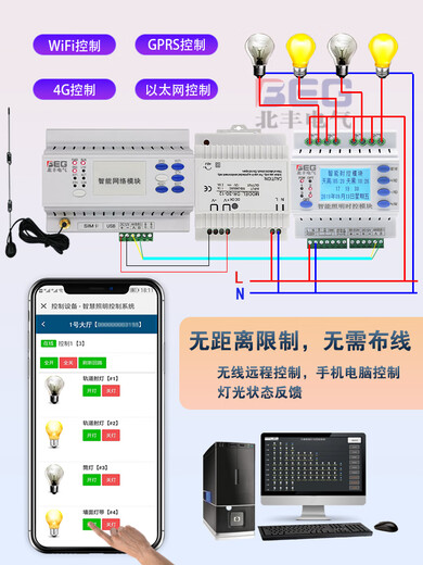 12-channel intelligent lighting switch controller module mobile phone remote power drive relay panel light control system 8-channel