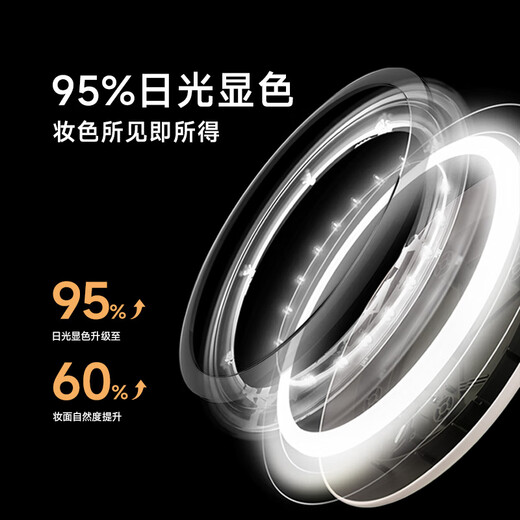 DOCO LAB Make Friends DOCO Makeup Mirror Beauty Mirror Luminous LED Fill-in Light Desktop Smart Makeup Mirror New Generation Small Pink Mirror Pro