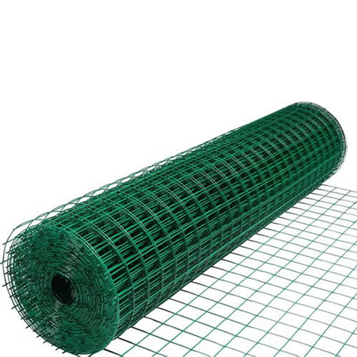 Barbed wire fence protection net breeding net Dutch net cattle fence isolation net chicken duck goose iron mesh plastic coated fence 1.8 meters high + 6 cm holes (30 meters / roll) 3.3mm thick long-term use