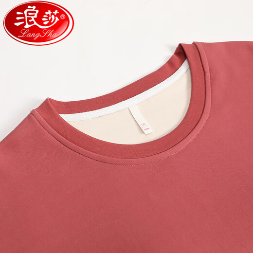 浪莎（LangSha）100%纯棉睡衣女套装短袖学生全棉可外出门夏天小个子家居服 Y9859 2XL 【推荐135-160斤穿】