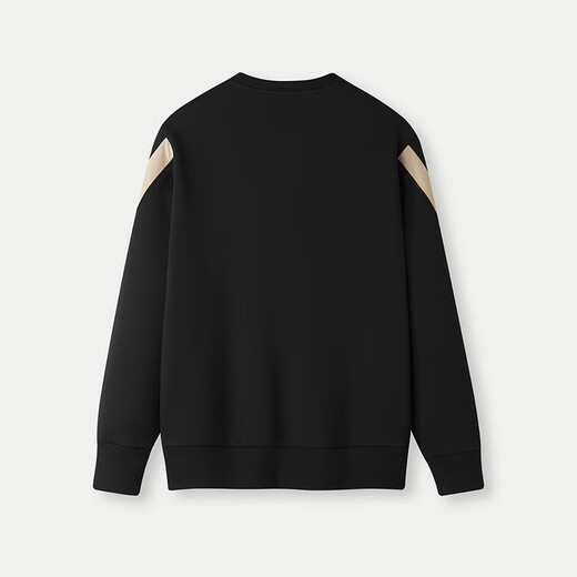 HLA Hailan House sweatshirt men's 25 mountain high contrast embroidery plus velvet long sleeve men's winter