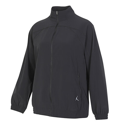 NIKE耐克春季女款夹克时尚简约舒适透气外套户外健身训练立领运动服 FN5144-010/黑 XS