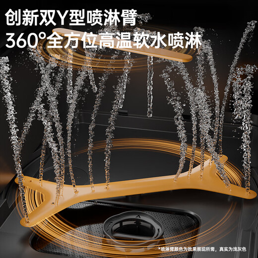 GORGENOX desktop dishwasher 5 sets installation-free hot air drying UV sterilization maternal and infant fruit and vegetable washing household small dishwasher DW5-D40