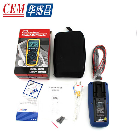 Huashengchang (CEM) Huashengchang DT-9928 Multifinection numérique multimètre 11000 bits haute précision anti-brûlant DT-9928 Voir paramètres pour plus de détails