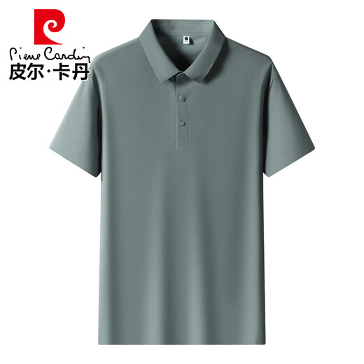 Pier Cardin Perle Schnelles trockenes Polohemd Herren Eis Sense Summer Business Kurzarm nahtlos gepresstes Polo -Hemd Workwear Ice Seide T 12357 Flacher Mond M.