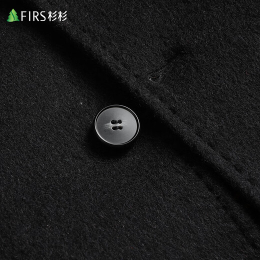 Shanshan 90% goose down cashmere sheep wool woolen coat men's long detachable down gallbladder business windbreaker jacket