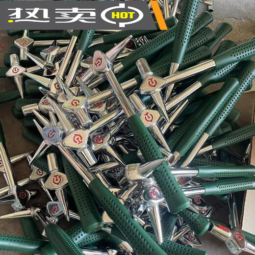 Vinoa hammer head floating fire hardness high mini inspection hammer vehicle-mounted thickened railway inspection hammer small multi-functional inspection hammer (small size 24 long) vehicle inspection hammer