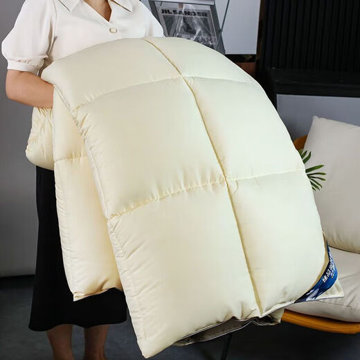 Crystal home textile 95 white goose velvet quilt spring and autumn quilt winter quilt warm double duck down quilt core down quilt thickened 8/*686 gray [passed the quality inspection] 200x230cm10Jin [Jin equals 0.5 kg] Thickened winter quilt