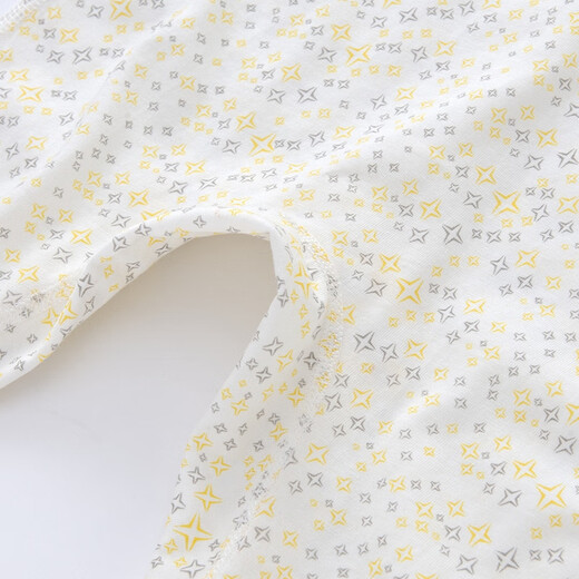 YEEHOO baby clothes newborn jumpsuit baby infant home crawling suit jumpsuit light yellow 80CM