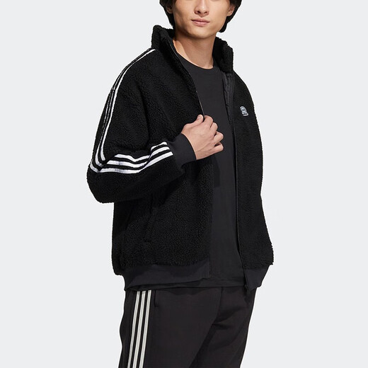 阿迪达斯 （adidas）男装女装 运动服跑步健身训练外套时尚潮流男女保暖休闲夹克上衣 HN8731 XXS