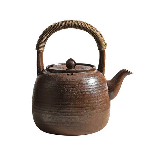 YUsen Yiweihun Thé bouillant bouillonnage Firef et poutres de levage thé bouillonnant pur à la main grande capacité céramique simple ménage brûlant à eau grossière du charbon de bois et du bois de chauffage à cyprès et 15838 n ° 1360 ml 1L ou plus