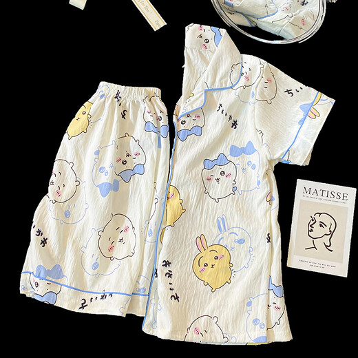 诗茹梦乌萨奇儿童睡衣女夏季短袖短裤小女孩2025新款甜美女童家居服套装 761#【短袖+短裤】 110 童8码 100-110CM 30-40斤