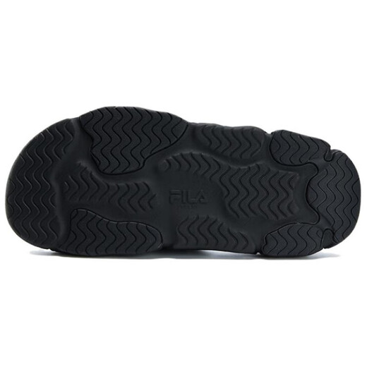 FILA Fern Fern straw sandals comfortable wear-resistant flip-flops men's black black 41