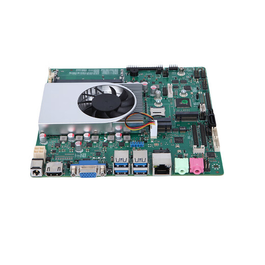 VKOMING 微控鑫义嵌入式工业主板自带CPU散热器四显DDR4低功耗13代i5/i7工控工业电脑主板 i7WK-1365UB0 单网 6串
