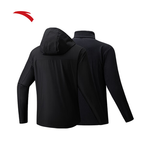 Anta Rocker Veste-hydrofuge de trois en un à eau 丨 Veste de sport en velours tissée pour l'hiver Amber Streamer Mountalneering Suit