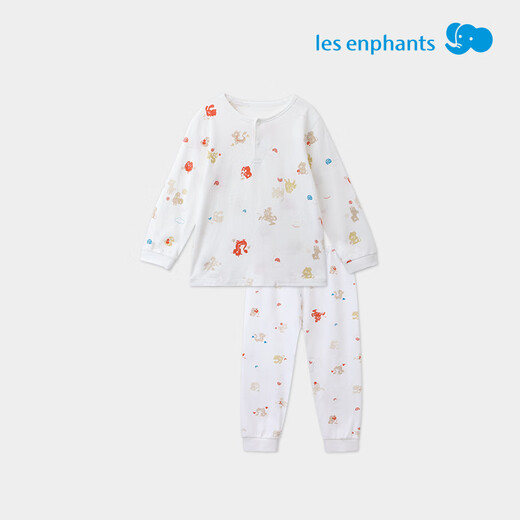 
Liying Room Liying Room Children's Underwear Set Boys and Girls Cotton Home Clothing Set Baby Autumn Clothing Autumn Pants Autumn Pajamas Xiangrui Cut (Half-high neck) 150 cm