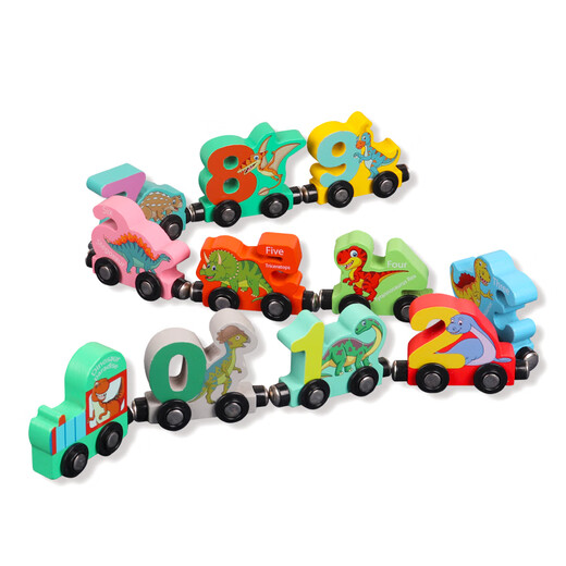 Train magnétique des enfants magnétique magnétique Magnétique Assemblage des blocs de construction Boy's Magnet Car 1 Hook Model 11 Train numérique
