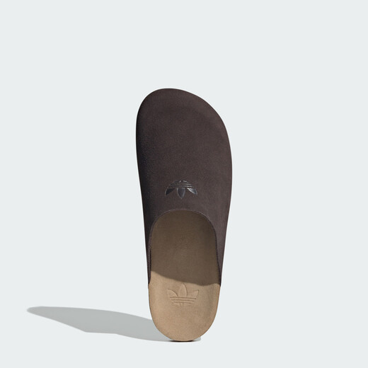 adidas adimule confortable les pantoufles décontractées mules pour hommes et femmes nouveaux adidas officiels triples crocodile brun foncé / résine jaune 43