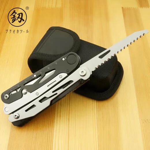 Fukuoka Tools Home Multifunctional Outdoor Survival Combination Pliers Scissors Outdoor Adventure Portable Set 11-in-1