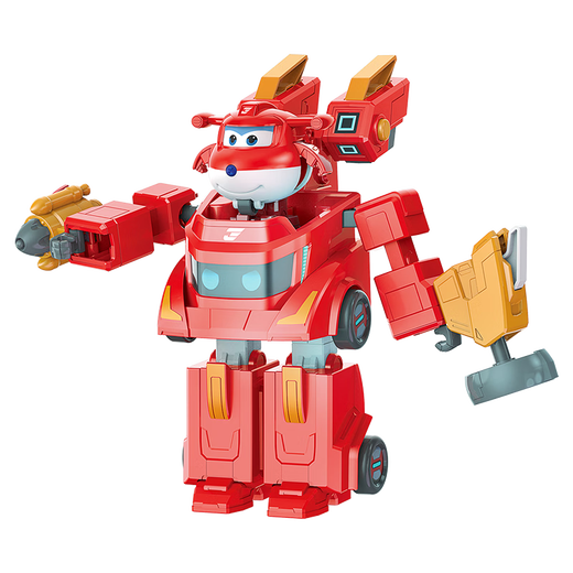 Audi Double Diamond (AULDEY) Super Flying Man Ledi Super Accelerated Transformation Robot Set Children's Toy Birthday Gift 790311