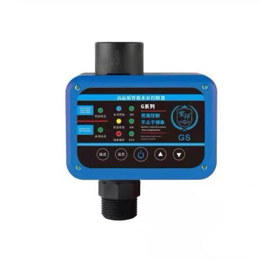 Water pump controller intelligent fully automatic well water pressure intelligent water pump controller water flow self-starting automatic intelligent pumping household flow controller dual mode 220v water shortage protector automatic water supply switch 2.2kw water shortage low pressure anti-card machine intelligent voltage stabilization 220v