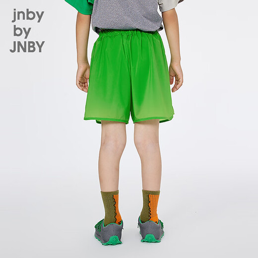 Jnby por Jnby [Serie Sports] New Jiangnan Buddies Ropa para niños pantalones cortos 25 niños y niñas de verano 1P4E12140 338/Green fluorescente 100 cm
