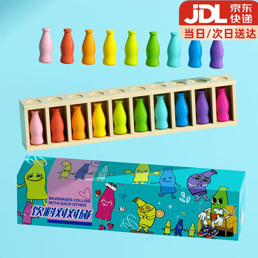 Dongzhitiandi goten Flasche Memory Logik Denkweise Training Tabletop Spiel Kinderspielzeug -Getränkepaar Farbpaar Match -Getränk -Paar Match -Getränk -Paar Match Match Match Match