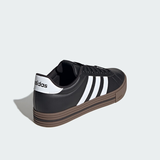 adidas DAILY 4.0复古百搭休闲板鞋男女阿迪达斯官方轻运动 白色/黑色/树脂黄 40.5