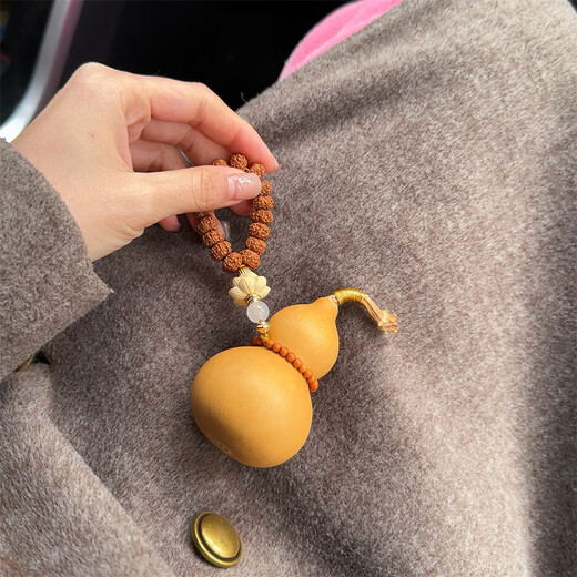 Spielen Sie mit den Wenhua Hulu-Key-Chain-Key-Ketten-Kreativpaket für die Wenhua Hulu Chinese Style Hanging Dish Play mit Temperament Frauen Taoyuan [4-6 cm]