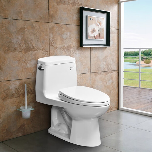 TOTO bathroom one-piece ceramic toilet CW854SB household floor-standing jet siphon toilet water-saving mute CW854SB toilet (excluding installation) 305/300mm