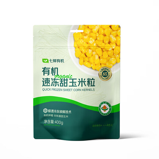 Qixian organic quick-frozen sweet corn kernels 400g