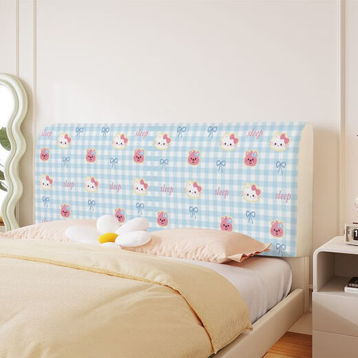 Bedside cover new elastic all-inclusive children's bed cover cartoon princess-style bed backrest soft cover CTZ3881 bed head length 190CM
