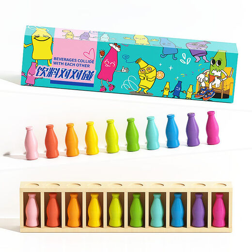 Dongzhitiandi goten Flasche Memory Logik Denkweise Training Tabletop Spiel Kinderspielzeug -Getränkepaar Farbpaar Match -Getränk -Paar Match -Getränk -Paar Match Match Match Match