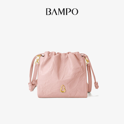 Banpo decoration (bampo) Banpo small purse cowhide bucket bag 2025 new crossbody vegetable basket handbag handbag cherry blossom powder 623