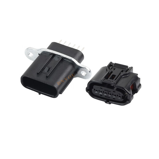 丽田DJ7062YA-0.6-11适用奇瑞小蚂蚁空调泵压缩机插头针座6189-1083 DJ7062YA-0.6-21壳配端堵