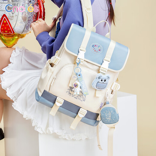 Cnoles Cnoles Sac à dos astronaute pour les femmes 2025 Nouvelle école d'étudiant sac à lycée Girls de haute valeur Sac à dos Light Cardamom Powder