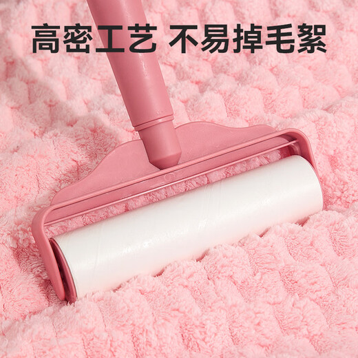 Pet dog bathing strong water-absorbent thickened gloves towel bath towel Teddy Bichon bath towel quick-drying cat bathrobe single pink magic gloves