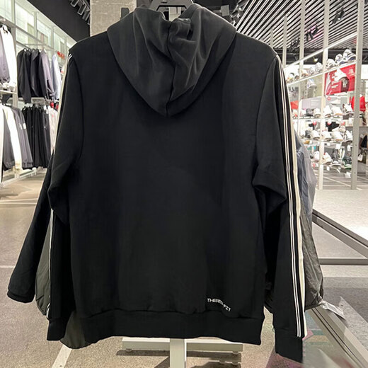 耐克（NIKE）官方卫衣男装上衣秋季新款CNY龙年限定加绒休闲运动服连帽套头衫 HJ3882-010黑/淡象牙白 L