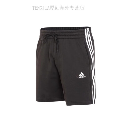 
Adidas Korean INS wear American retro high waist three-striped black sports and casual shorts IC9435 A/L (180/86A)