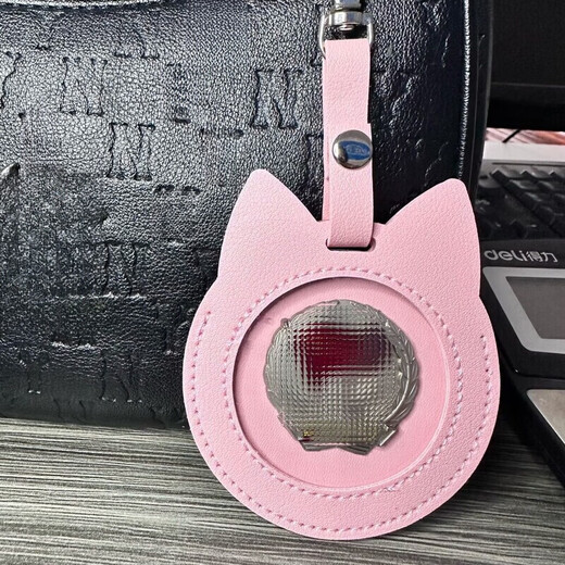 Zi Jiafu Service Badge Keychain Soldier Brother’s Exclusive Service Name Tag Hanging Bar Protective Case Sends Pendants to Comrades and Friends Cat’s Ear Powder Has Name Tags and Commemorative Medal Pendants