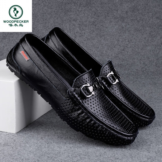 Holzspecker Hollow Beans Schuhe für Männer, neue sommer atmungsaktiv