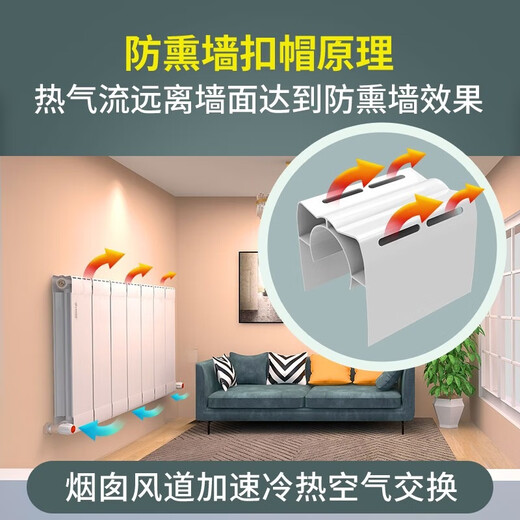 Plomería doméstica del radiador de St. Lawrence, calefacción centralizada, calefacción de la casa entera, sala de estar y dormitorio radiador personalizado de cobre y aluminio radiador [doble vía fluvial] modelo de cobre y aluminio 13575, 1800 mm (3 pilares de arranque