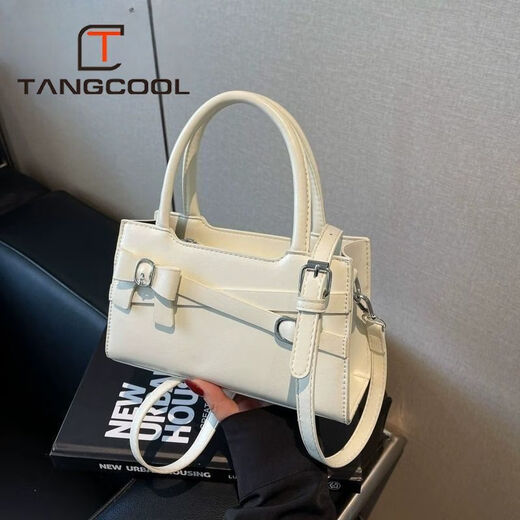 Tangku exquisite niche bowling bow new fashionable versatile shell high-quality handheld crossbody bag high-value pink