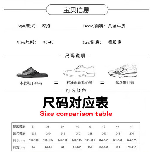 Nosskiss International Luxury Brand Herrenschuhe und Pantoffeln High-End-Flip Flops bequemer Anti-Rutsch-Strand-Drag Modier und vielseitig Sandalen Schwarz [Brand Gift Box] 40