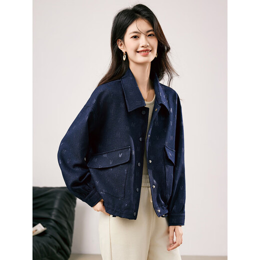 OEMG国际一线品牌气质短款外套女装春季2025新款洋气设计感休闲上衣 退货包运费 联系客服返还即可 XL