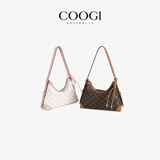 
COOGI Bag Women's 2025 Brand Light Luxury Ladies Bag Birthday Chinese Valentine's Day Gift for Girlfriend and Wife Coffee Color