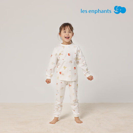 
Liying Room Liying Room Children's Underwear Set Boys and Girls Cotton Home Clothing Set Baby Autumn Clothing Autumn Pants Autumn Pajamas Xiangrui Cut (Half-high neck) 150 cm